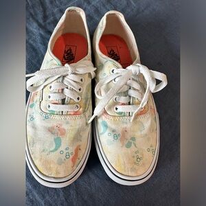 Women’s 9.5 Vans The‎ Little Mermaid shoes